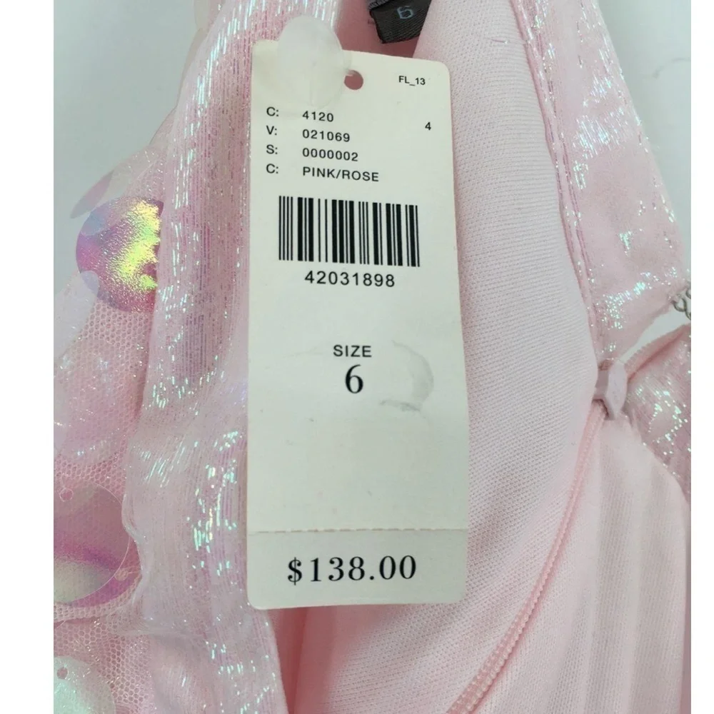 Eva Franco sold at Anthropology adorable pink chunky sequin skirt Brand NEW! - Picture 8 of 12